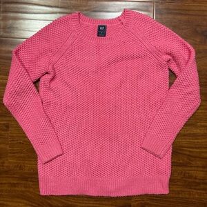 Gap pink knit sweater